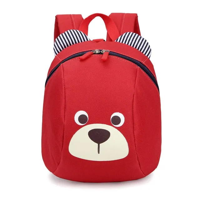 Cute Backpack Age 1-3 Toddler Bag Anti-lost Cord