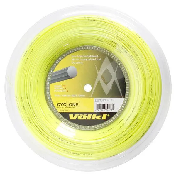 Cyclone 16G Neon Yellow Tennis String Reel