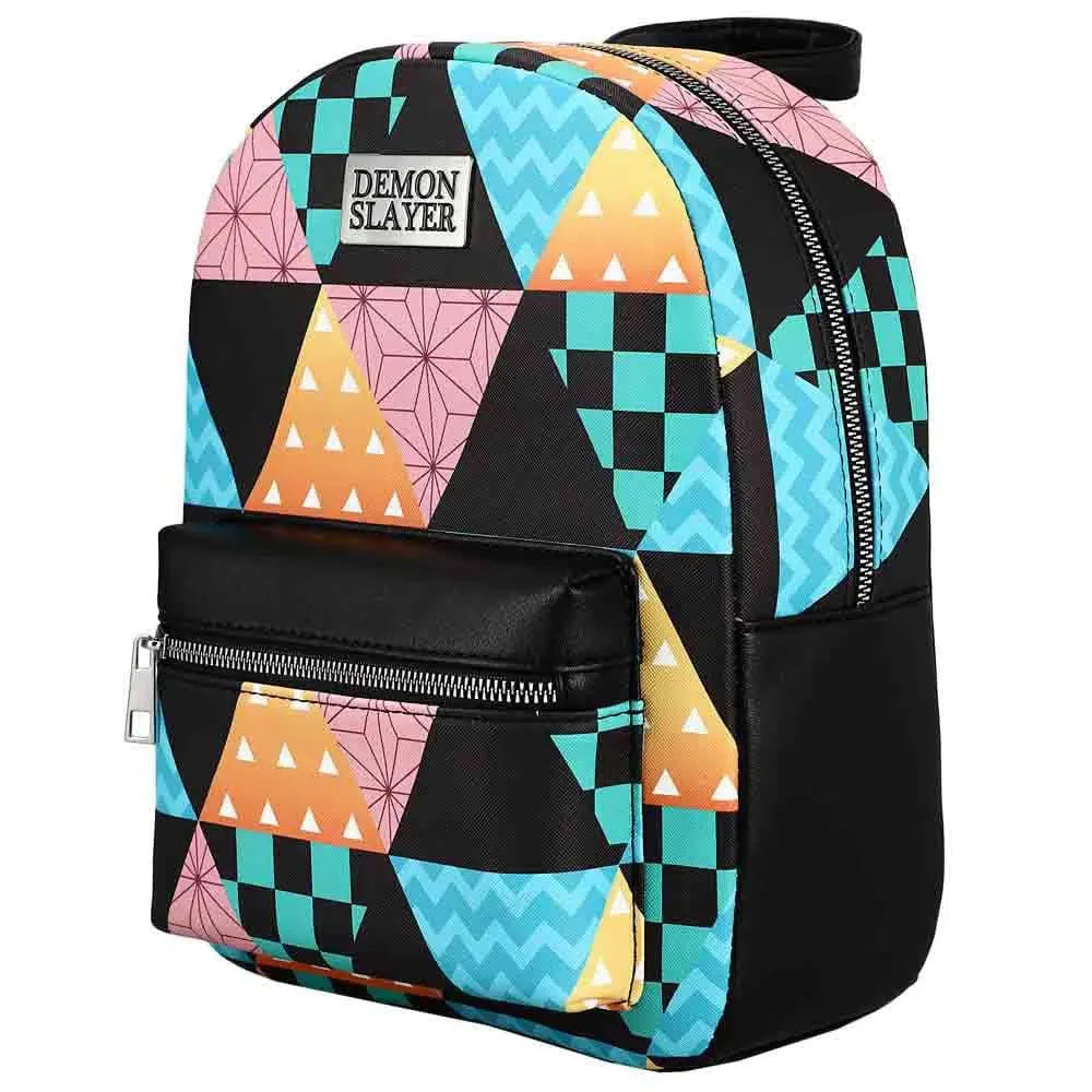 Demon Slayer - Kimono Patterns Mini Backpack - Bioworld