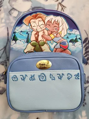 Disney Atlantis Chibi 2 in 1 Backpack