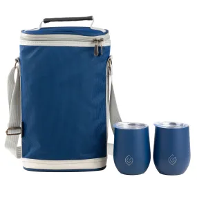 Duo Wine Cooler Bag with Matching Tumbler