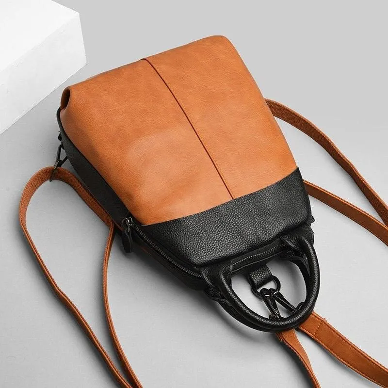 Eccentric Leather Backpack