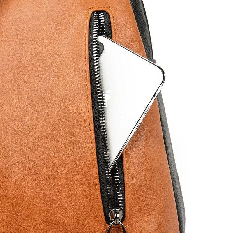 Eccentric Leather Backpack