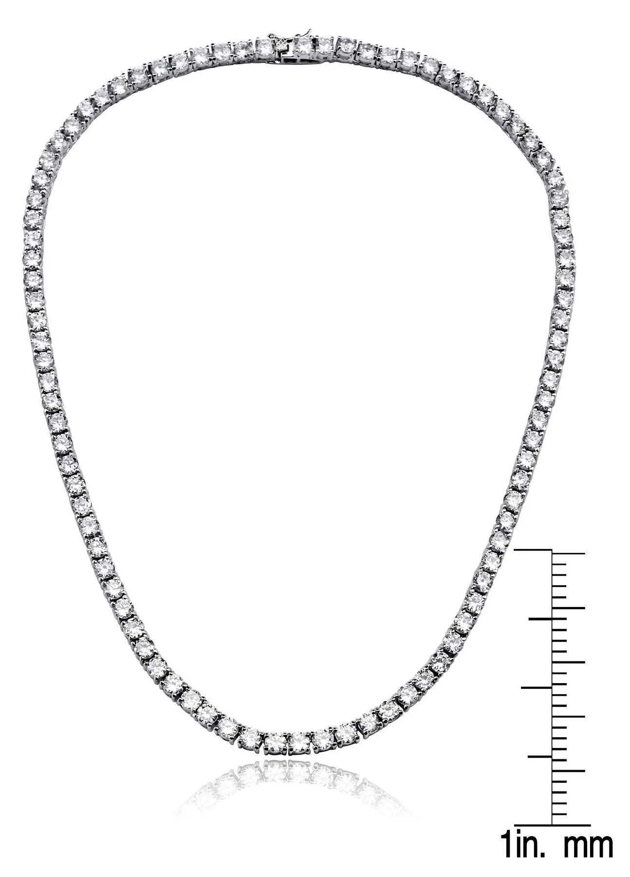 Emma Midi 3MM Tennis Necklace