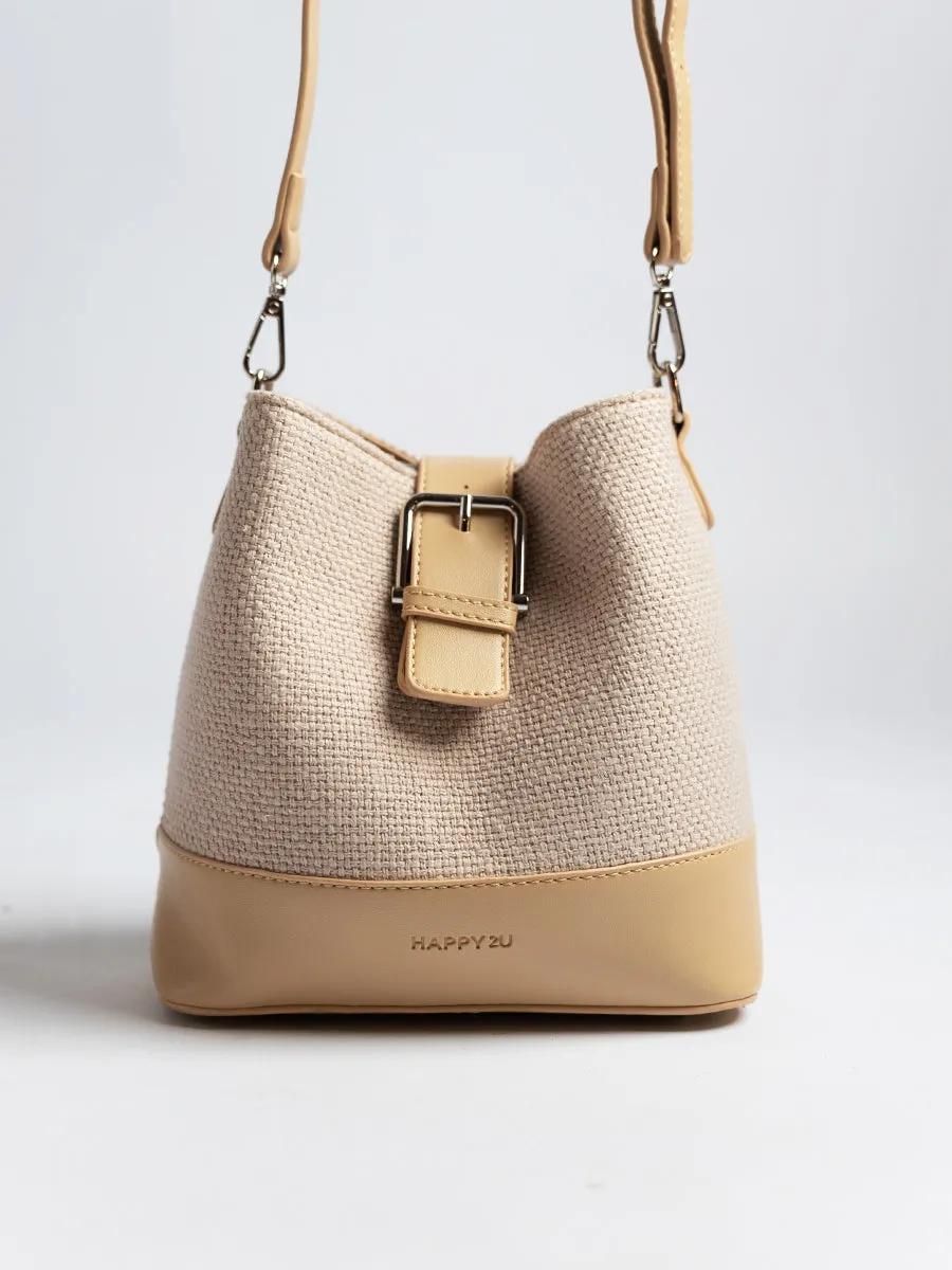 Eryca Raffia Bucket Bag