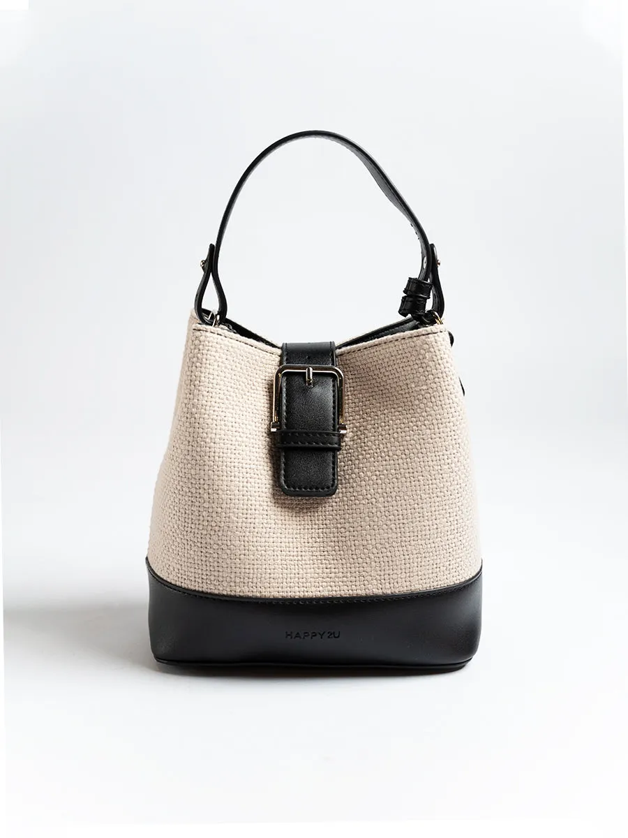 Eryca Raffia Bucket Bag