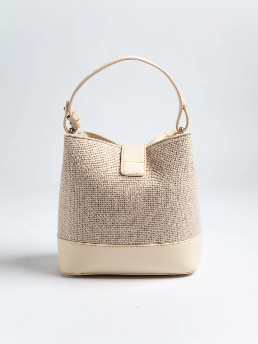 Eryca Raffia Bucket Bag