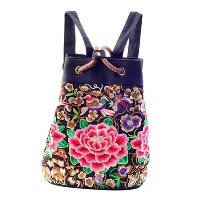 Ethnic embroidery shoulder bag -3