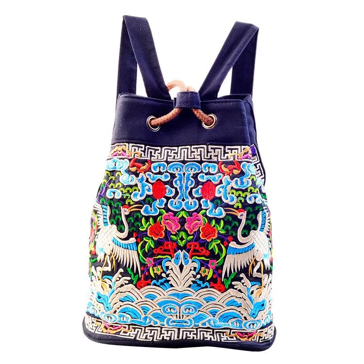 Ethnic embroidery shoulder bag -3