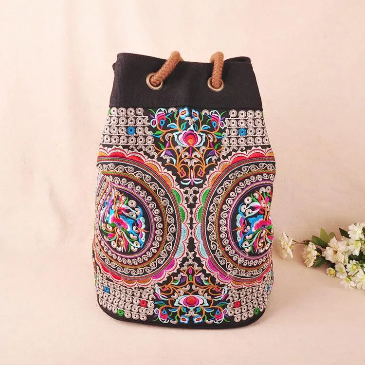 Ethnic embroidery shoulder bag -3