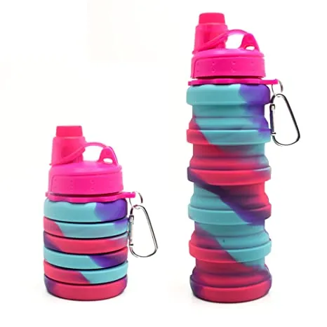 Expandable and Foldable Silicone Bottle