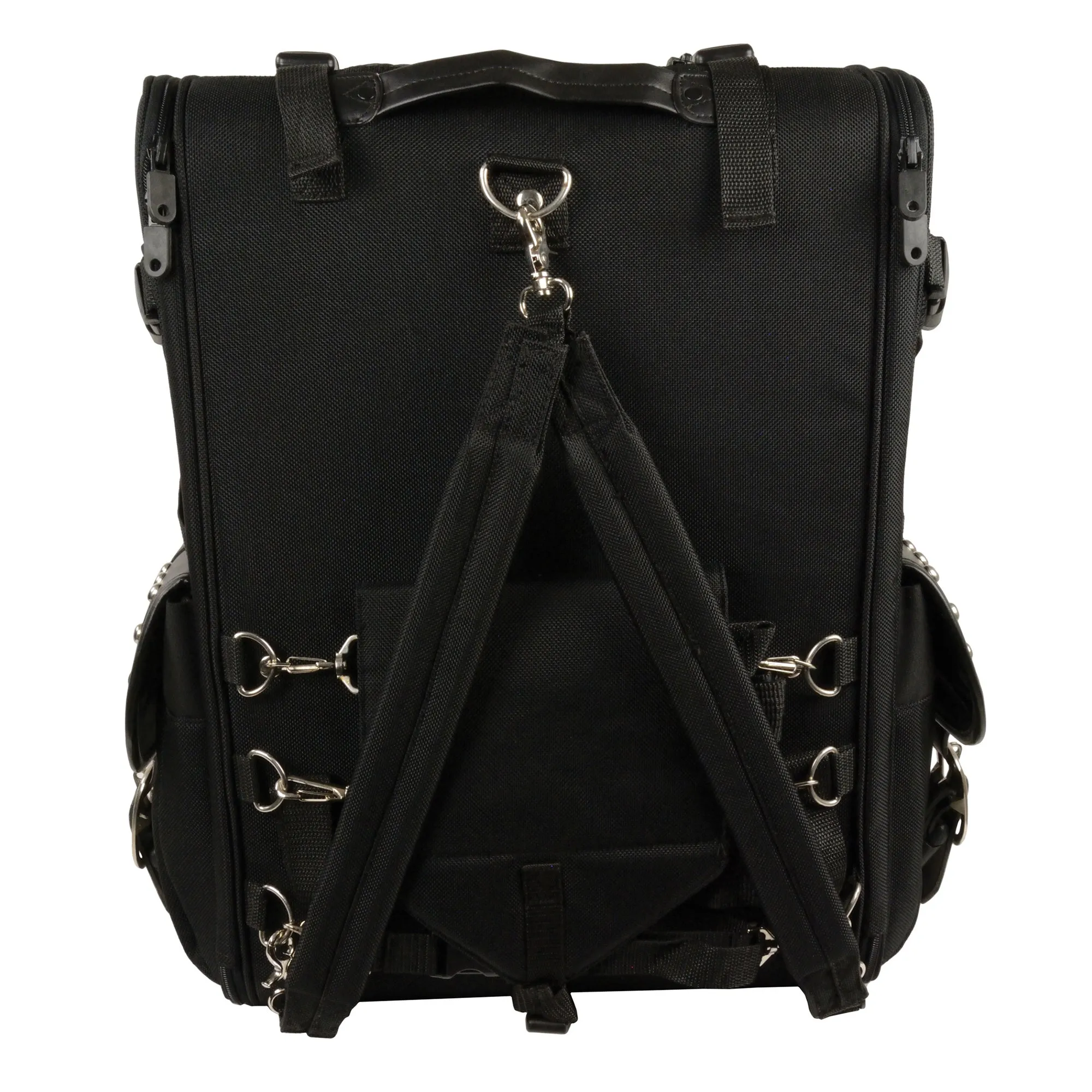 Extra Large Two Piece Studded Nylon Touring Pack (15X21X10)