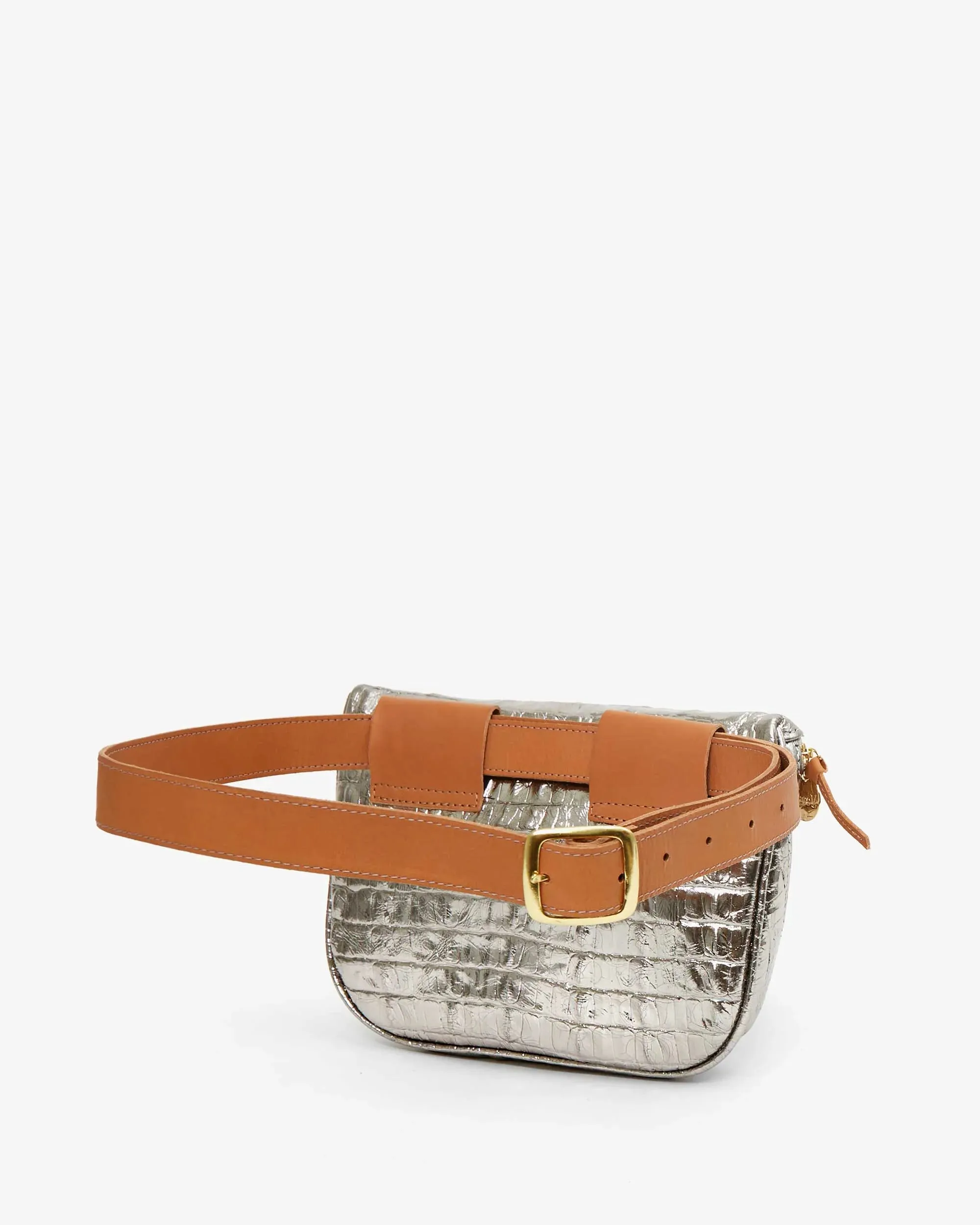 Fanny Pack ~ Metallic Croc