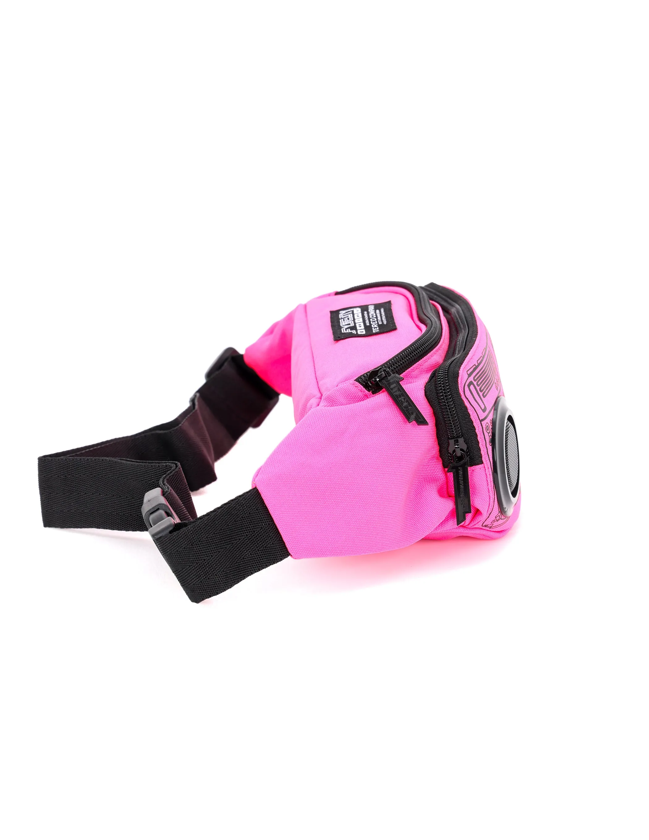 FI-HI Fanny Pack | Bluetooth Speakers |Pink