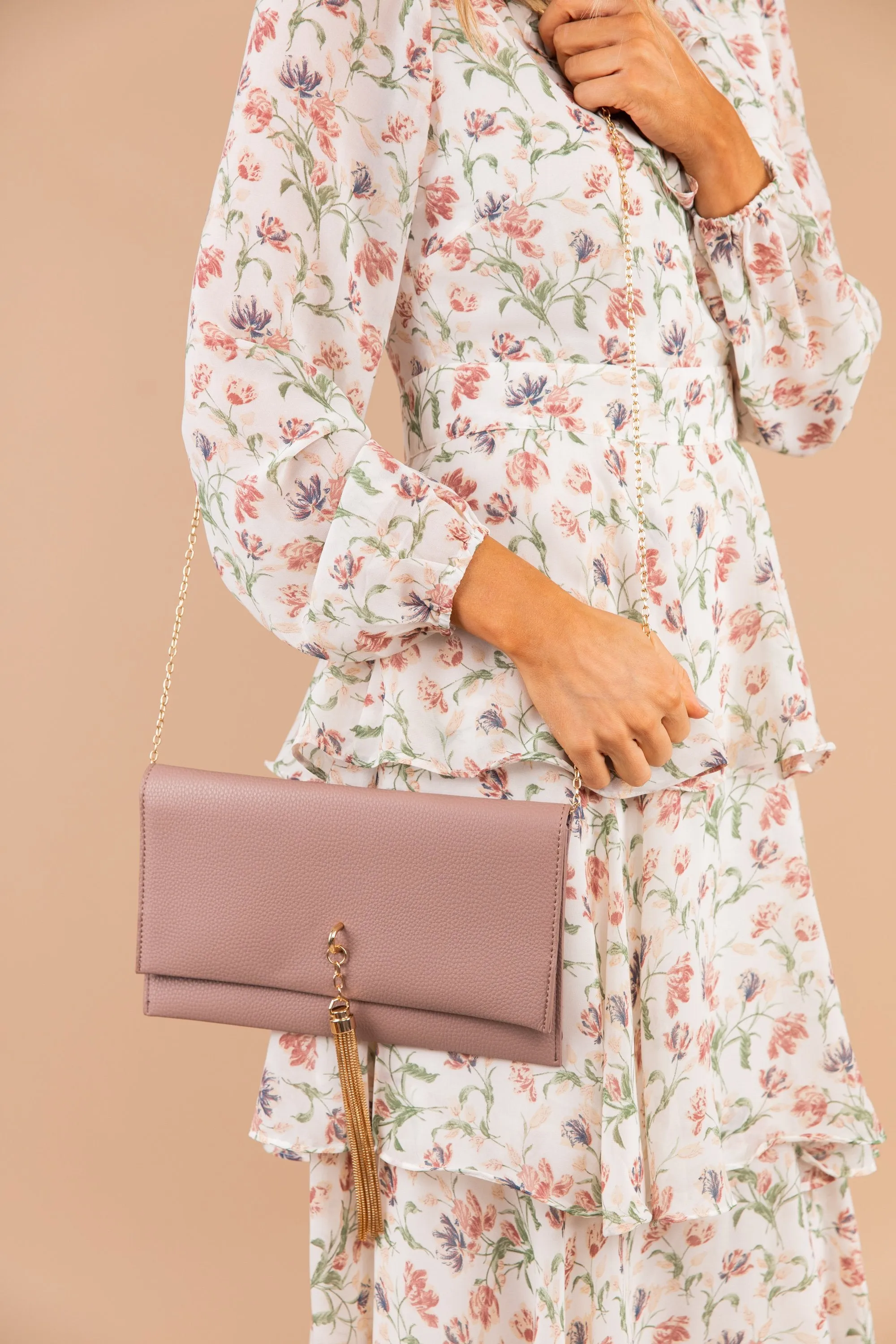 Find You Well Mauve Pink Purse