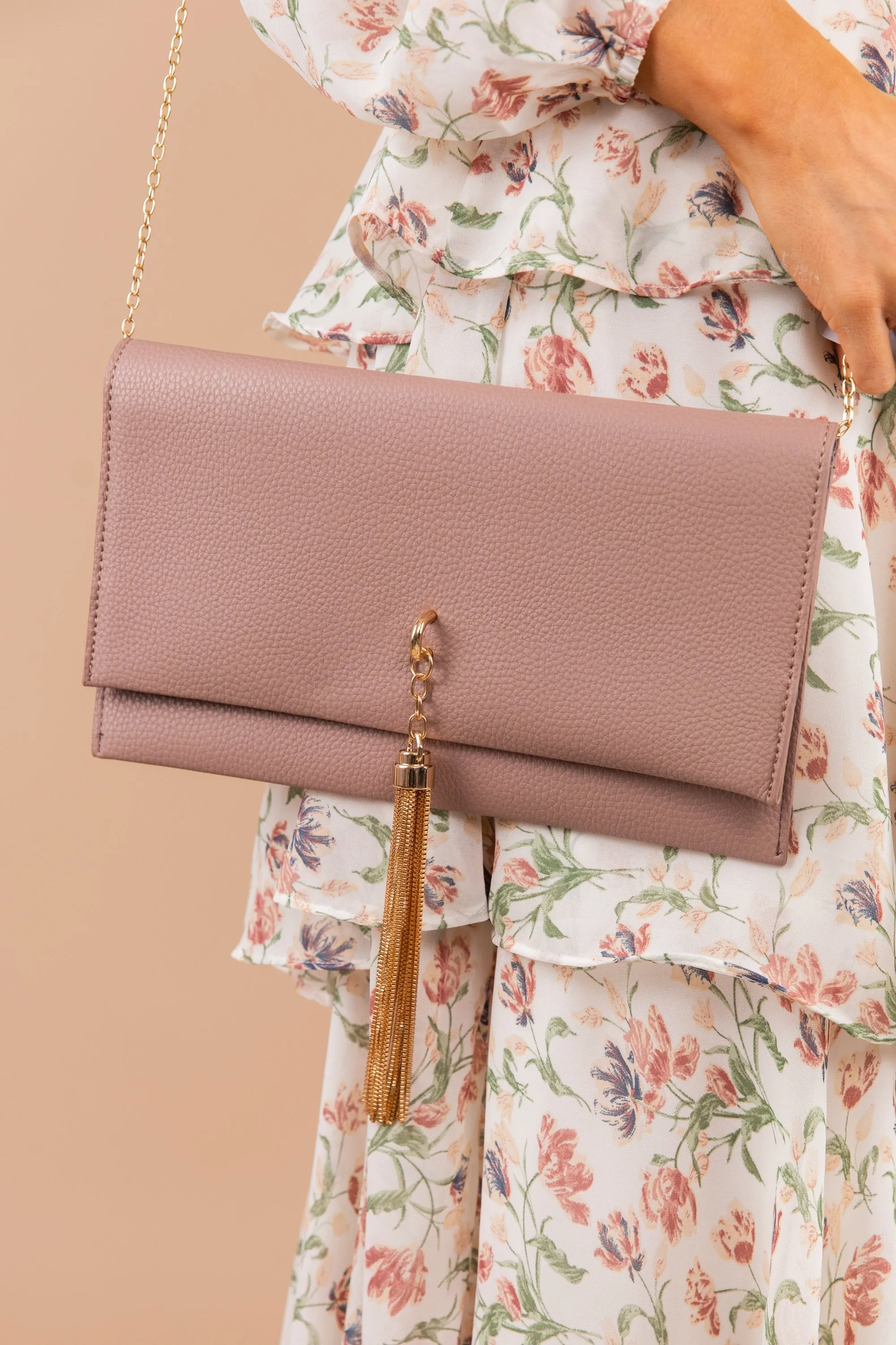 Find You Well Mauve Pink Purse