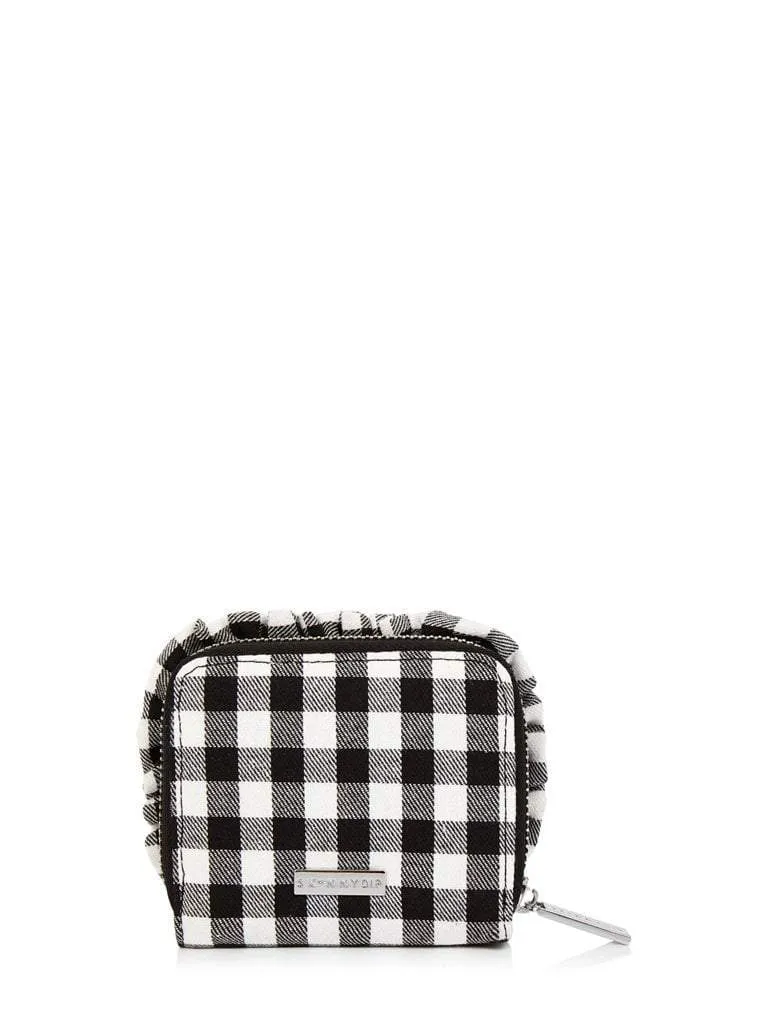 Flower Gingham Purse