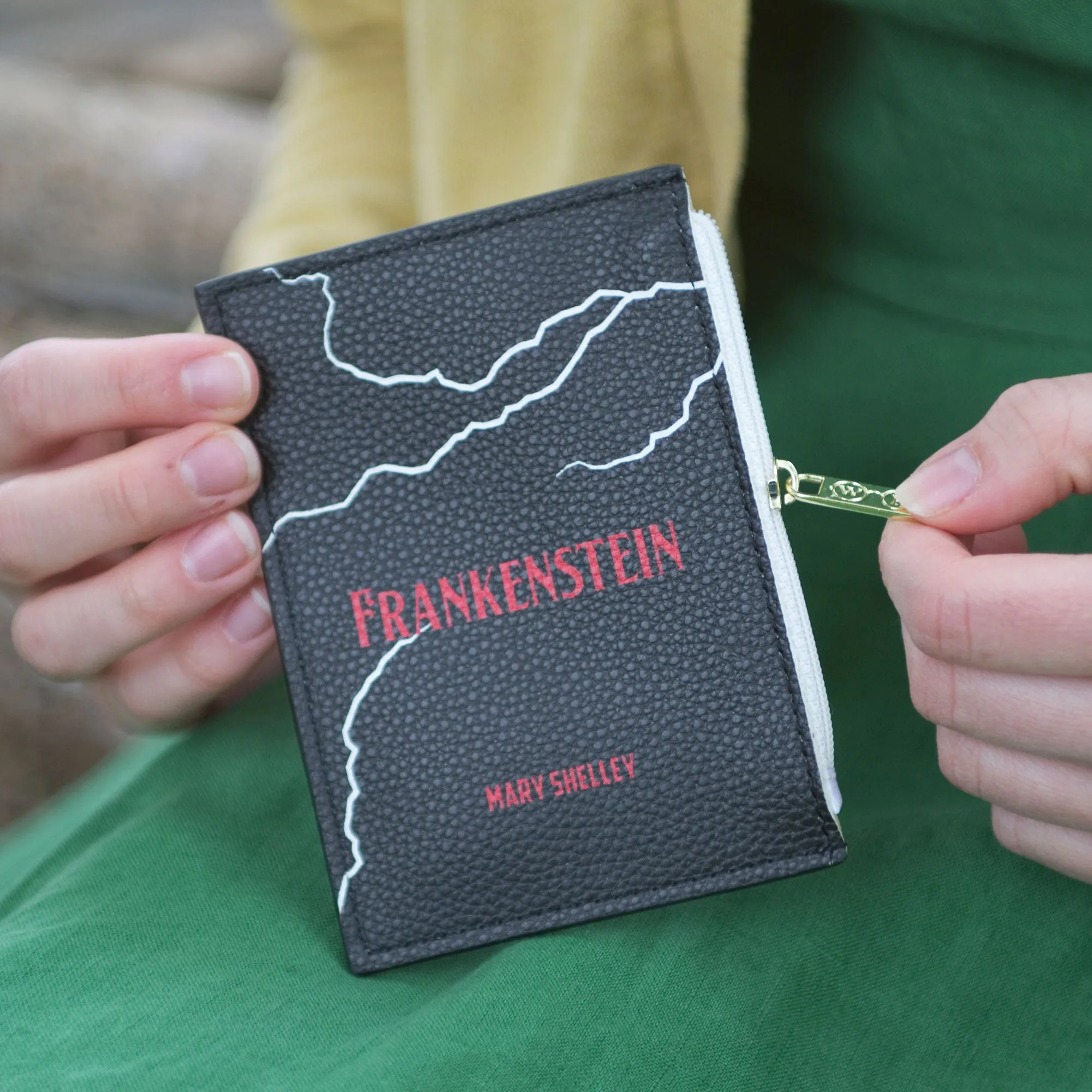 Frankenstein Black Book Coin Purse Wallet