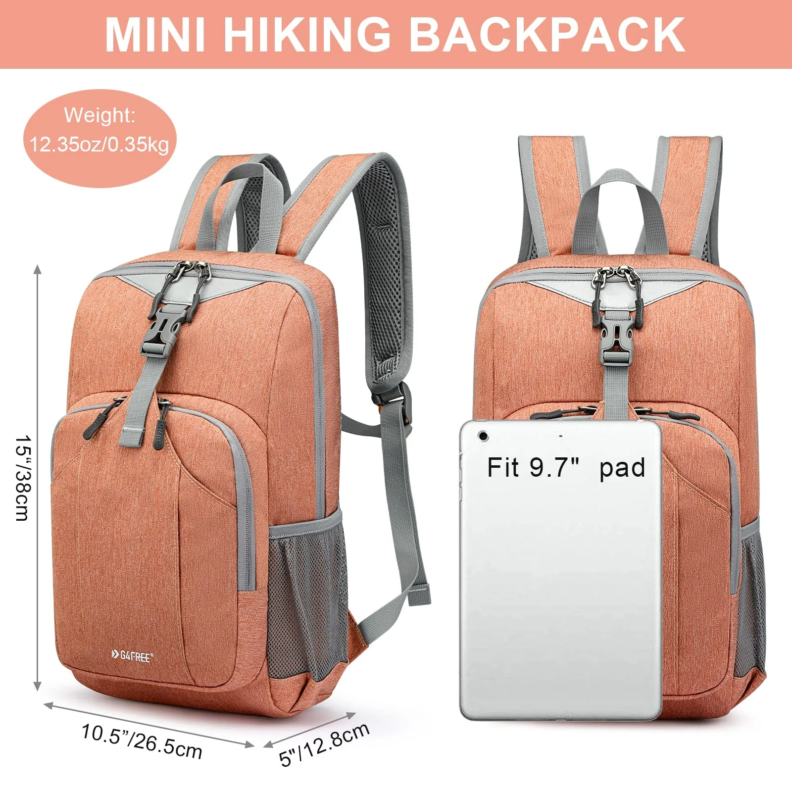 G4Free Mini 10L Hiking Cycling Compact Shoulder Backpack