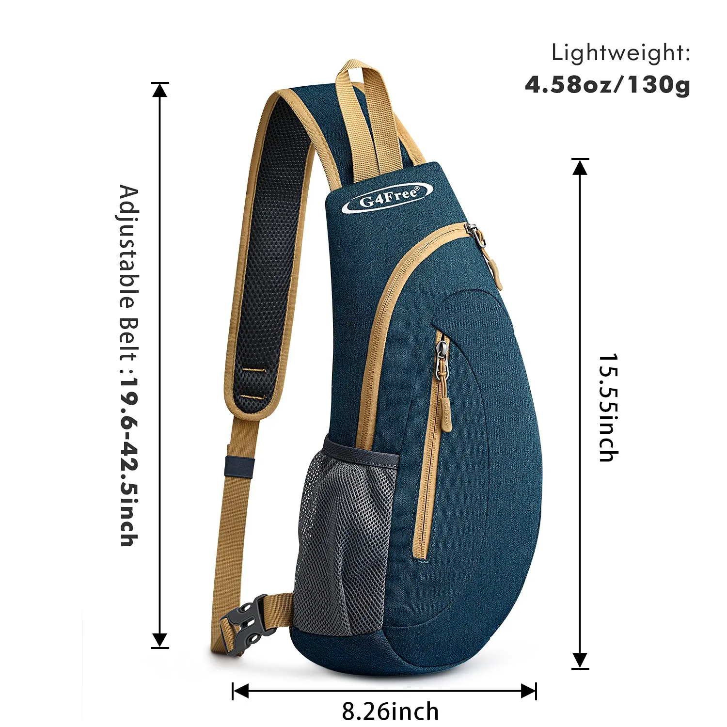 G4Free Sling Bags Men Shoulder Backpack Small Cross Body Chest Sling Backpack