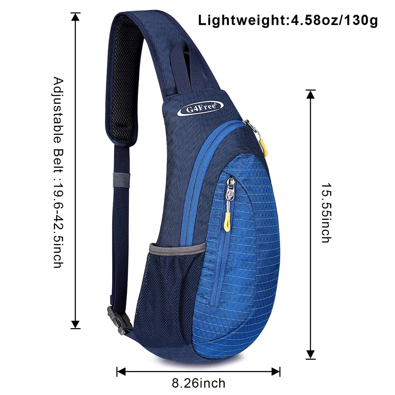 G4Free Sling Bags Men Shoulder Backpack Small Cross Body Chest Sling Backpack