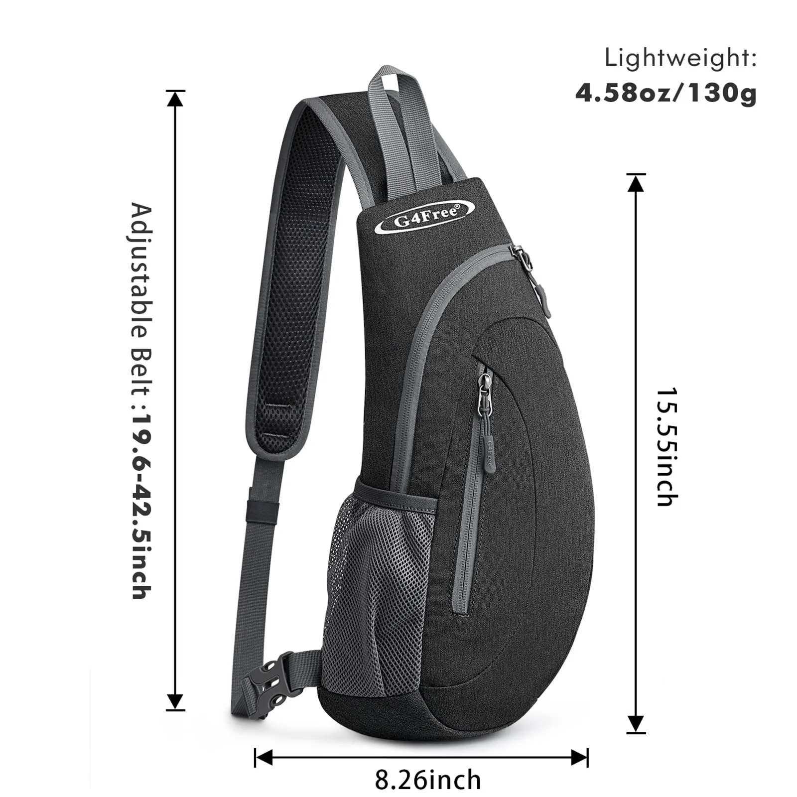 G4Free Sling Bags Men Shoulder Backpack Small Cross Body Chest Sling Backpack