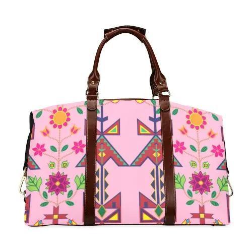 Geometric Floral Spring-Sunset Classic Travel Bag