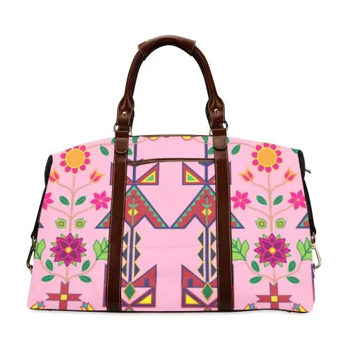 Geometric Floral Spring-Sunset Classic Travel Bag