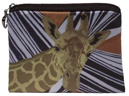 Giraffe Change Purse - African Spalsh