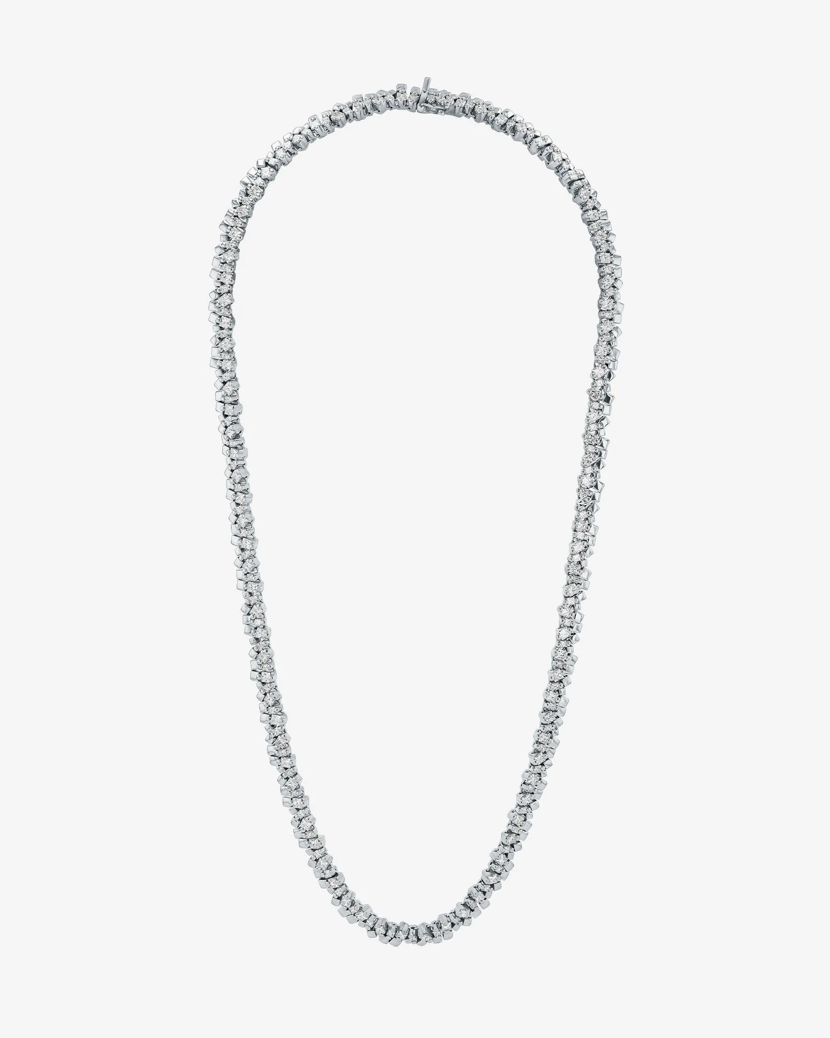 Golden Diamond Tennis Necklace