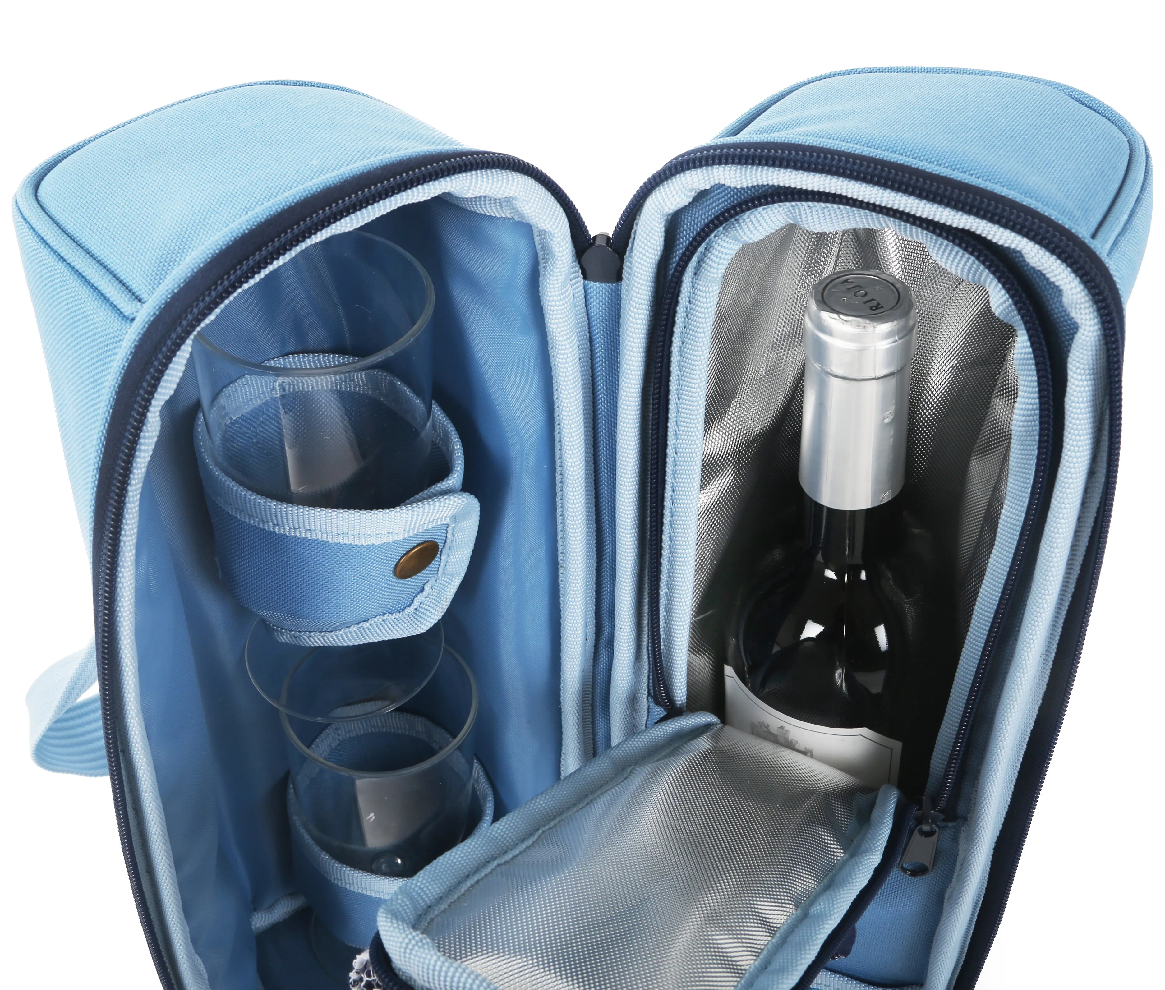 Greenfield Collection Deluxe Wine Cooler Bag for Two People