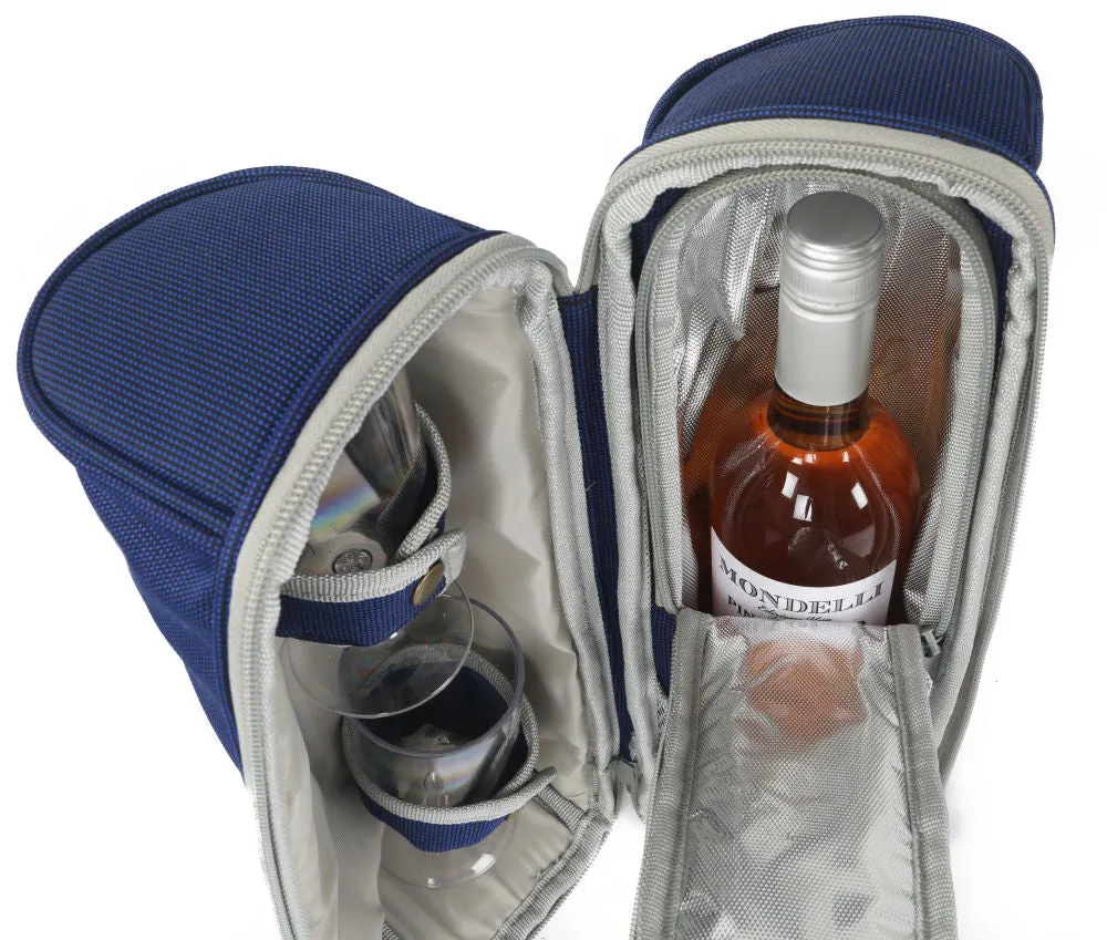 Greenfield Collection Deluxe Wine Cooler Bag for Two People