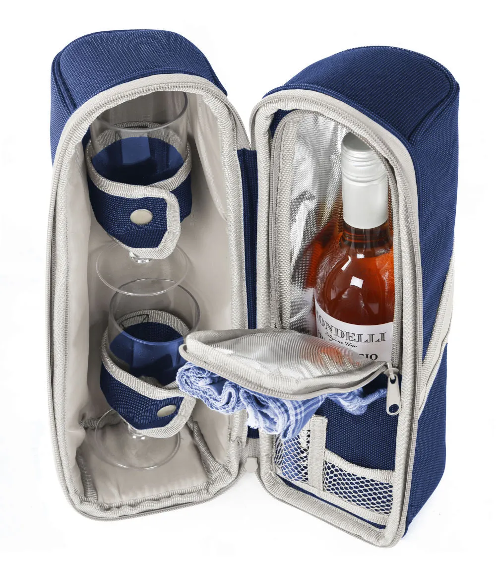 Greenfield Collection Deluxe Wine Cooler Bag for Two People