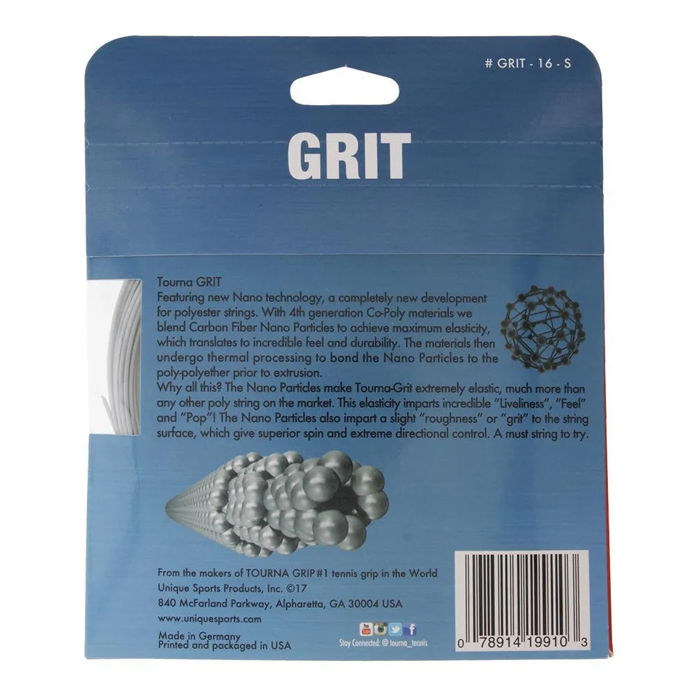 Grit Tennis String Silver