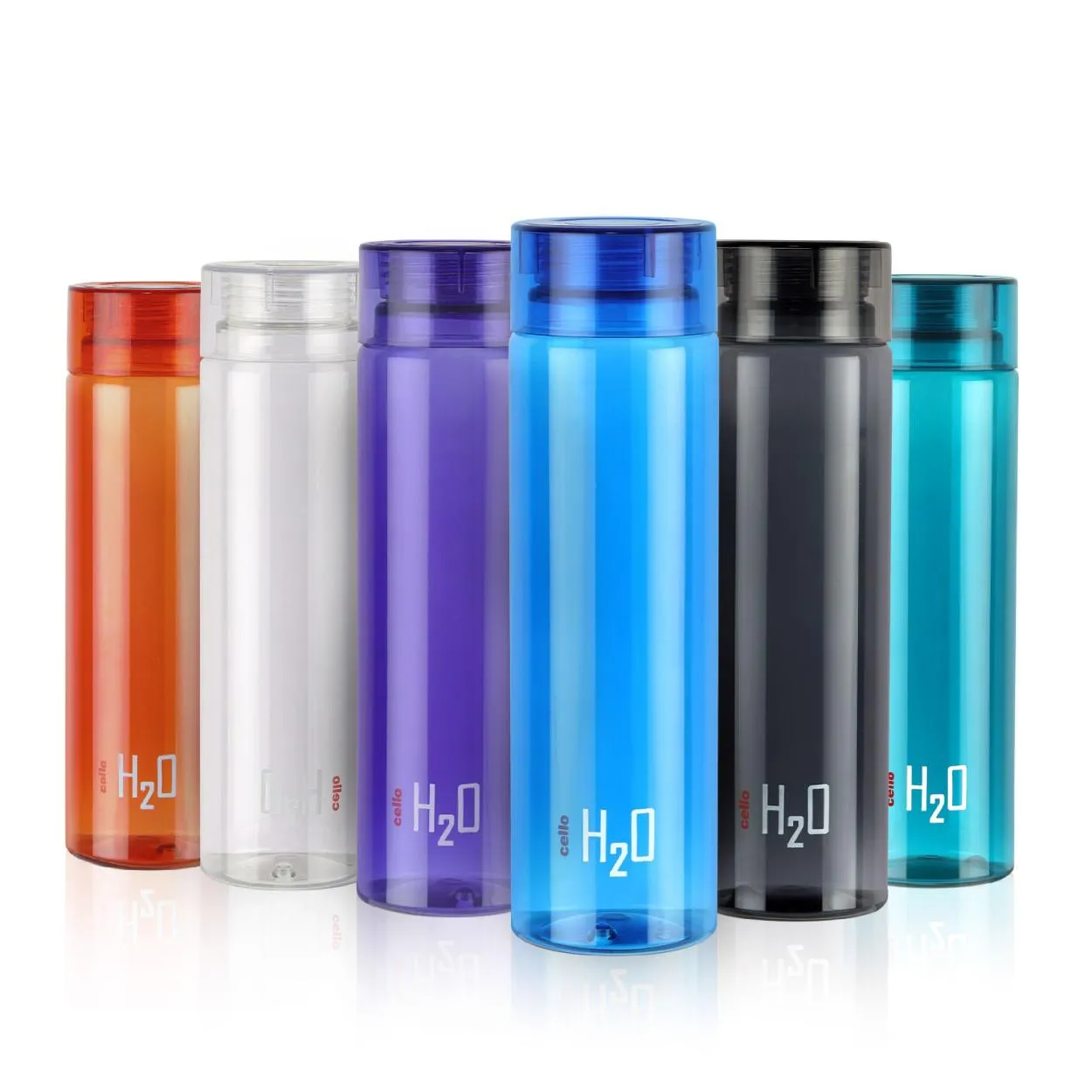 H2O Plastic Water Bottle, 1000ml