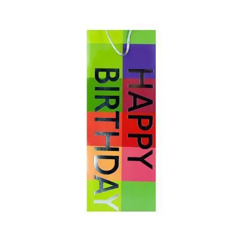 Happy Birthday Bottle Gift Bag ( Case of 48 )