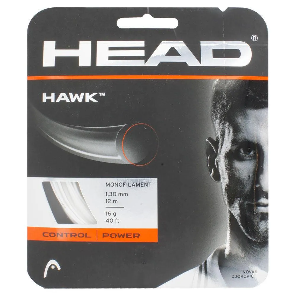 Hawk 16G Tennis String White