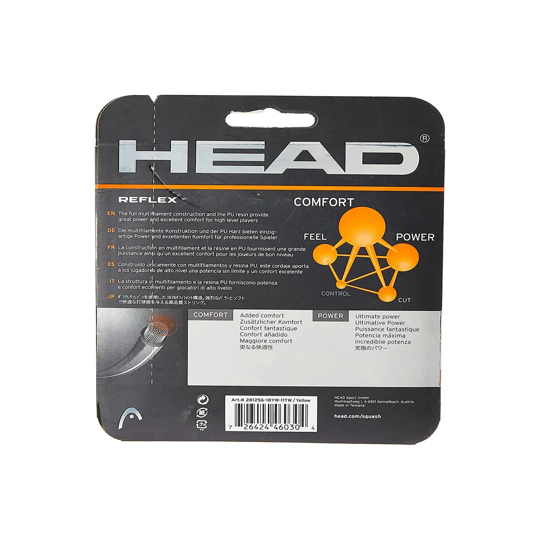 Head Reflex Squash String (SET) Yellow/White