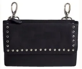 HL80151STUD STUD Women studded hip bag Studded Black