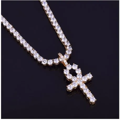 HOLYGRAIL 3MM Tennis CZ Ankh Cross Bundle | 9603