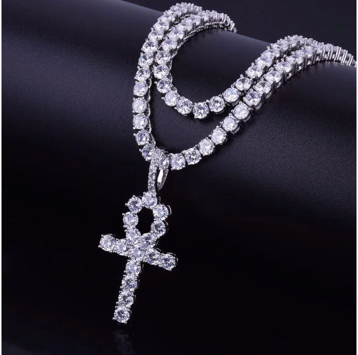 HOLYGRAIL 3MM Tennis CZ Ankh Cross Bundle | 9603