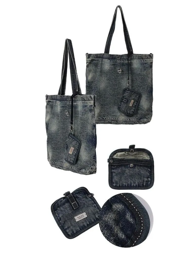 Hot girl denim retro shoulder bag【s0000003307】