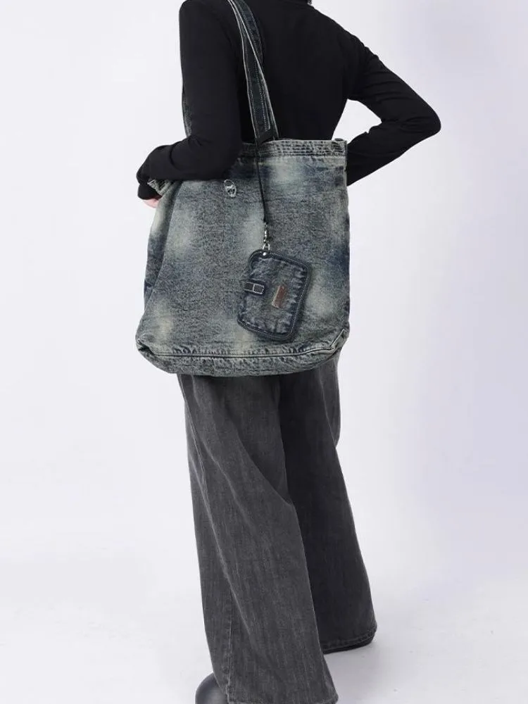 Hot girl denim retro shoulder bag【s0000003307】