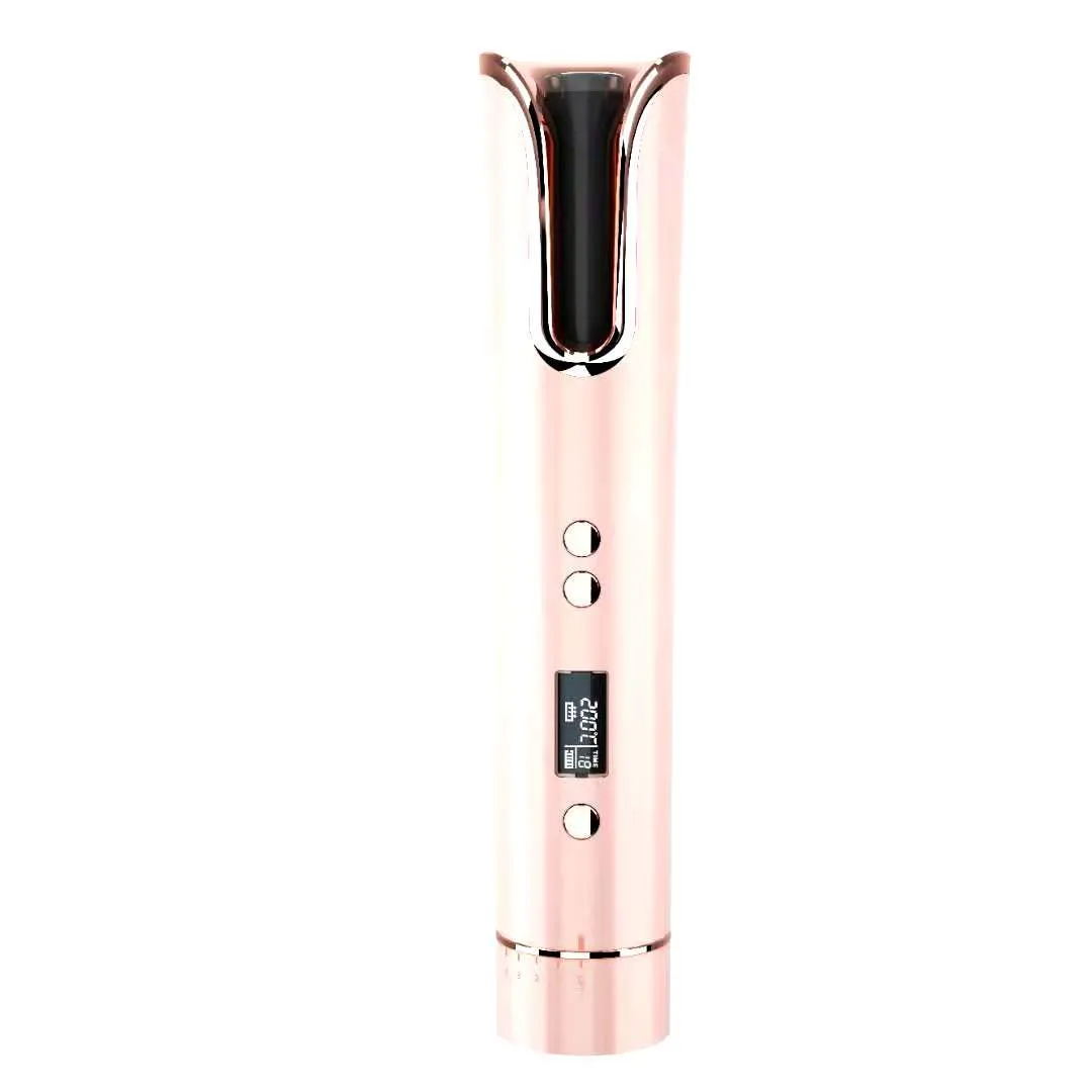 Intelligent Anti-Scalding Ceramic Wireless USB Charge Curling Iron