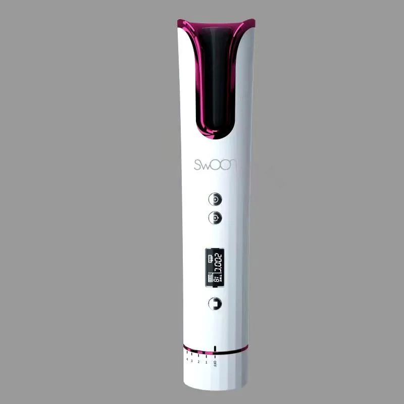 Intelligent Anti-Scalding Ceramic Wireless USB Charge Curling Iron