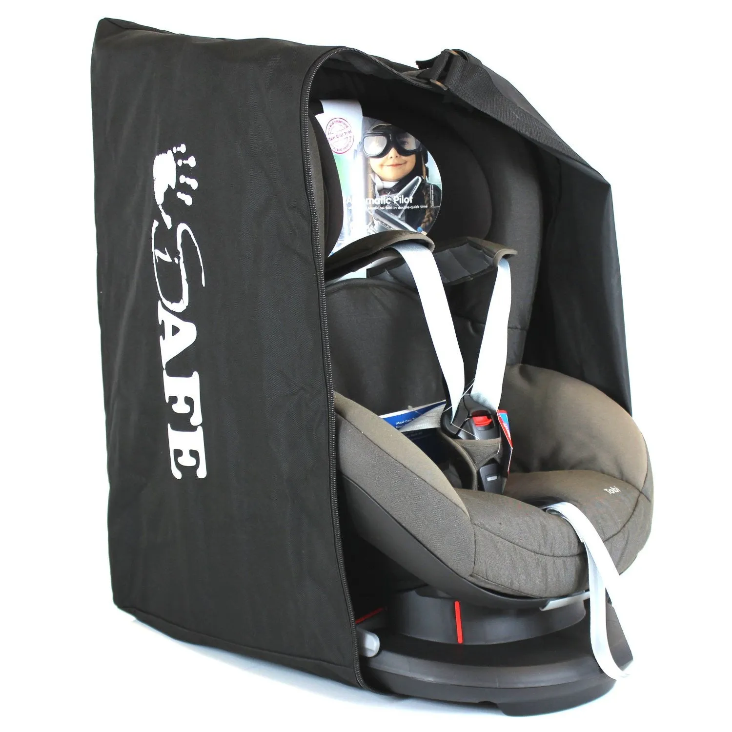 iSafe Carseat Travel / Storage Bag For Nuna Rebl i-Size Car Seat (Caviar)