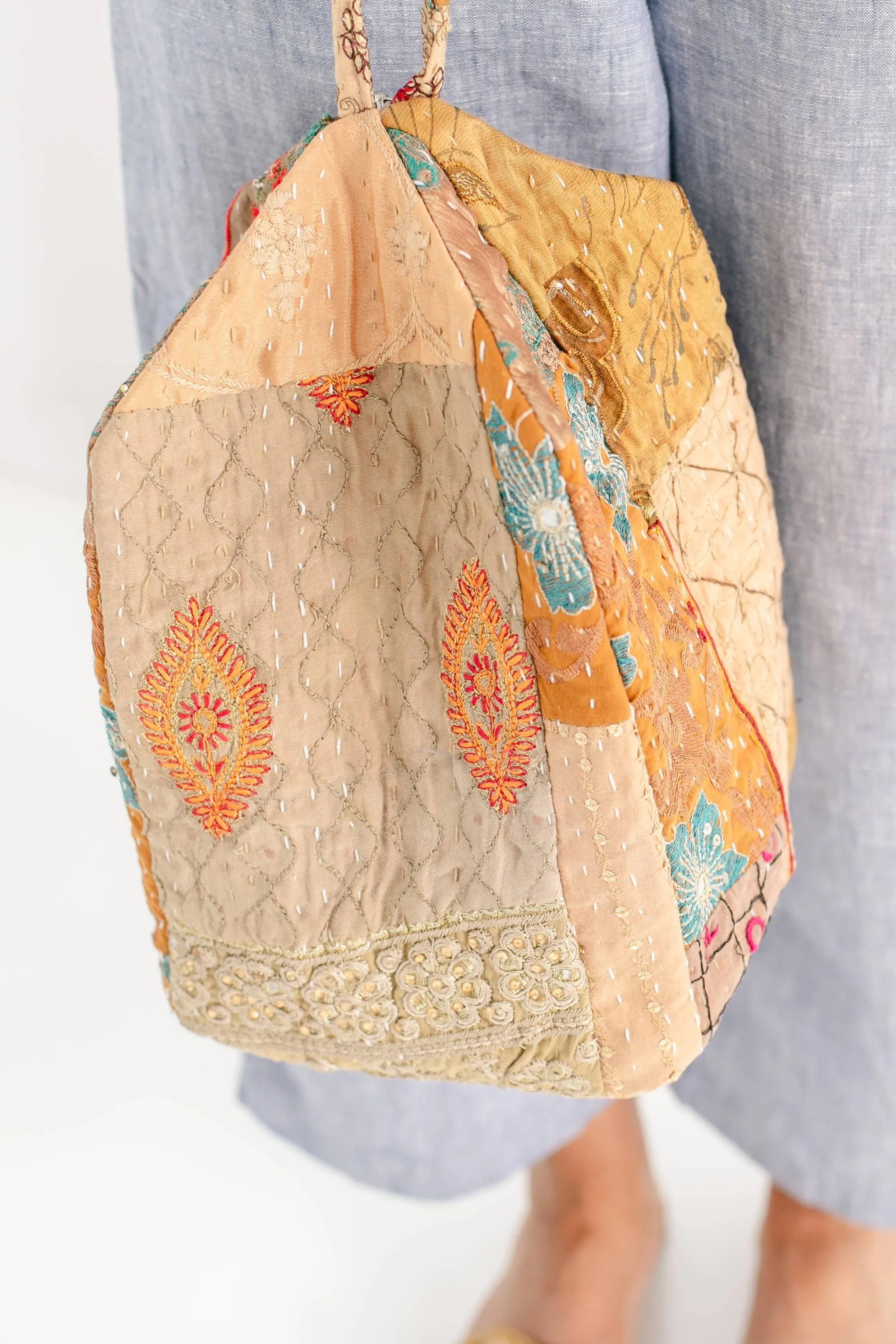 Kantha Travel Bag