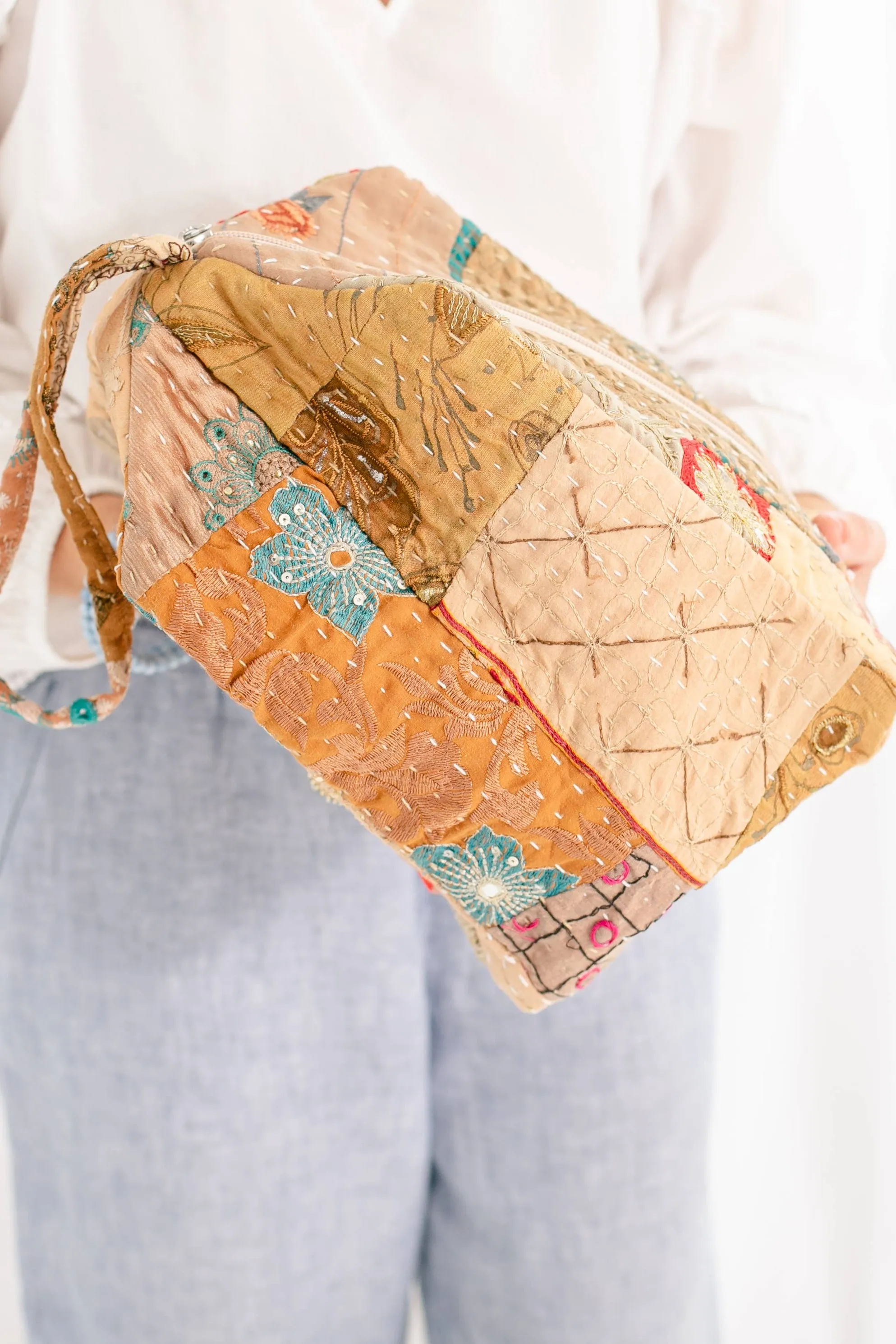 Kantha Travel Bag