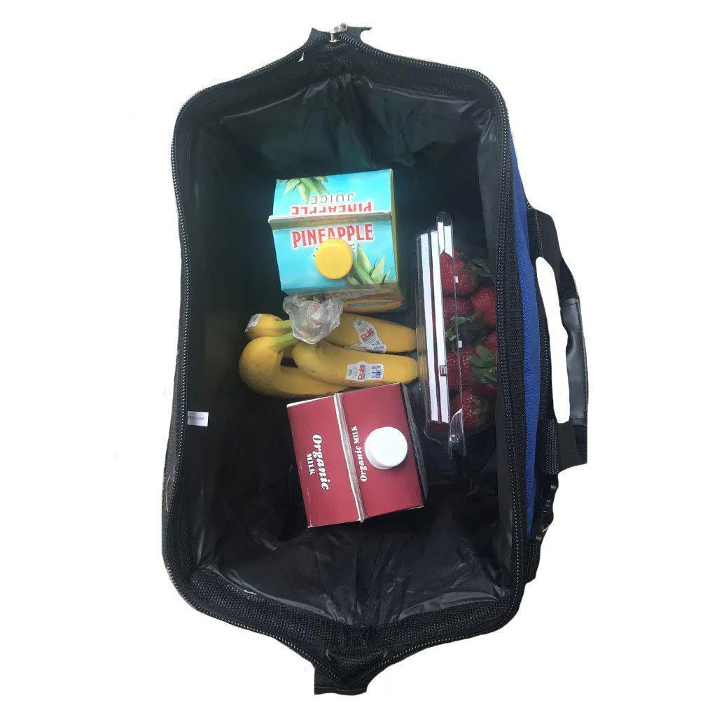 Large Cooler Lunch Box Bag Wide Mouth Straps Picnic Beer Drink Water 14inch