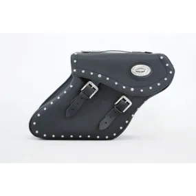 Longride Studded Iparex Saddlebags Black - 30 Liters